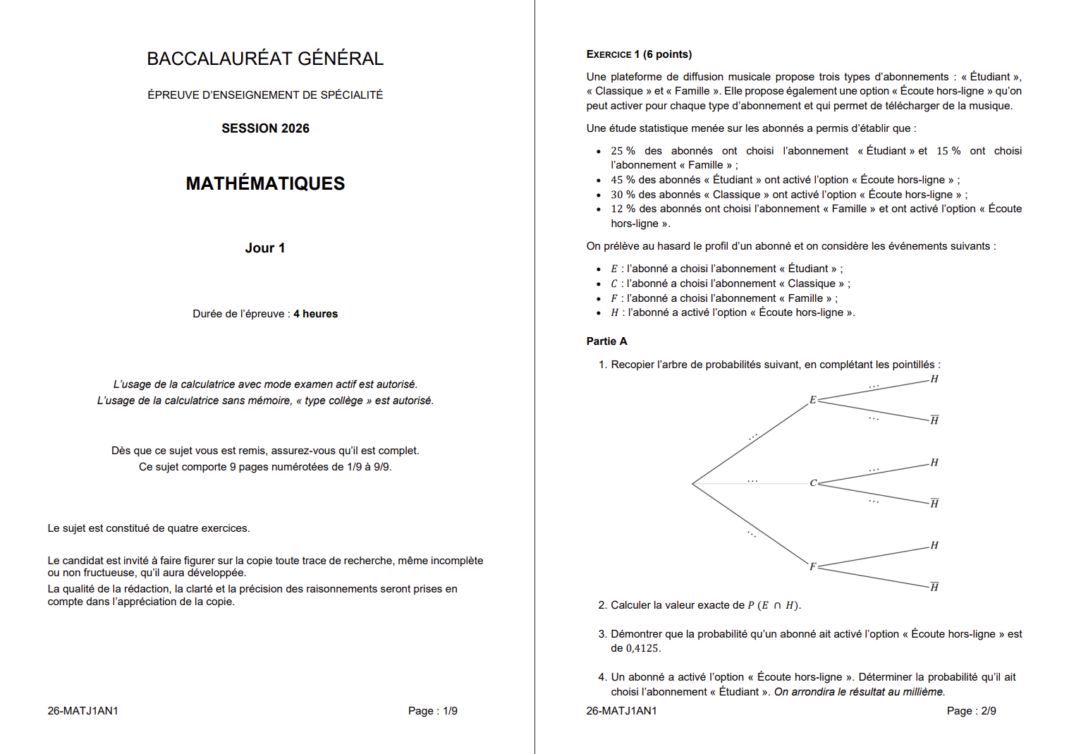 [BAC2026] Lancement de la session 2026